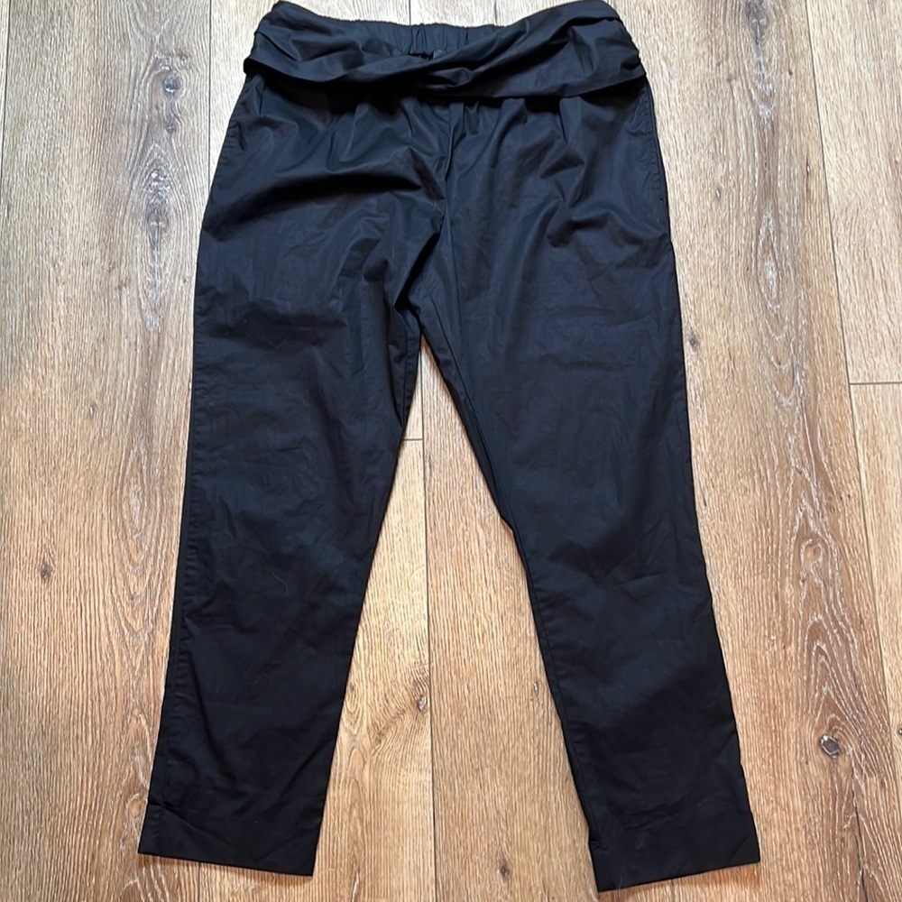 Hatch Black Straight Leg Maternity Pants Size 3/10-12/L - Picture 3 of 11